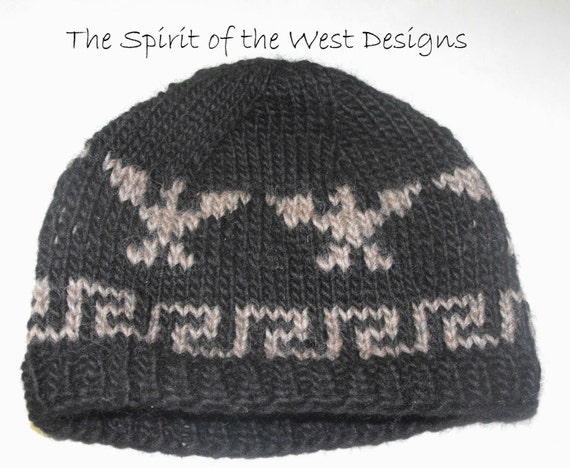 Knitting Pattern Cowichan Style Eagle Hat Knit Hat Toque Beanie Adult Men Teen Salish Beanie Cap Eagle Earwarmer Pdf Instant Download Diy Knitting Pattern Cowichan Style Eagle Hat Knit Hat Toque Beanie Adult Men Teen Salish Beanie Cap Eagle Earwarmer Pdf Instant Download Diy