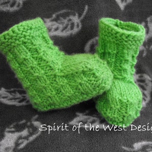 Bambooties Knitting Pattern Baby Booties Knit Bootees Slippers - Etsy