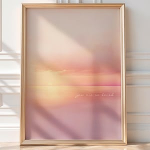 You Are So Loved Abstract Watercolor Print, Girl Art, Motivational Wall Art, Affirmation Artwork, Therapist Wall Art, Inspirational Decor