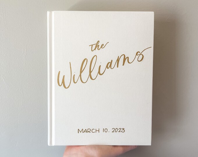 Personalized Family Name Wedding Bible ESV Etsy