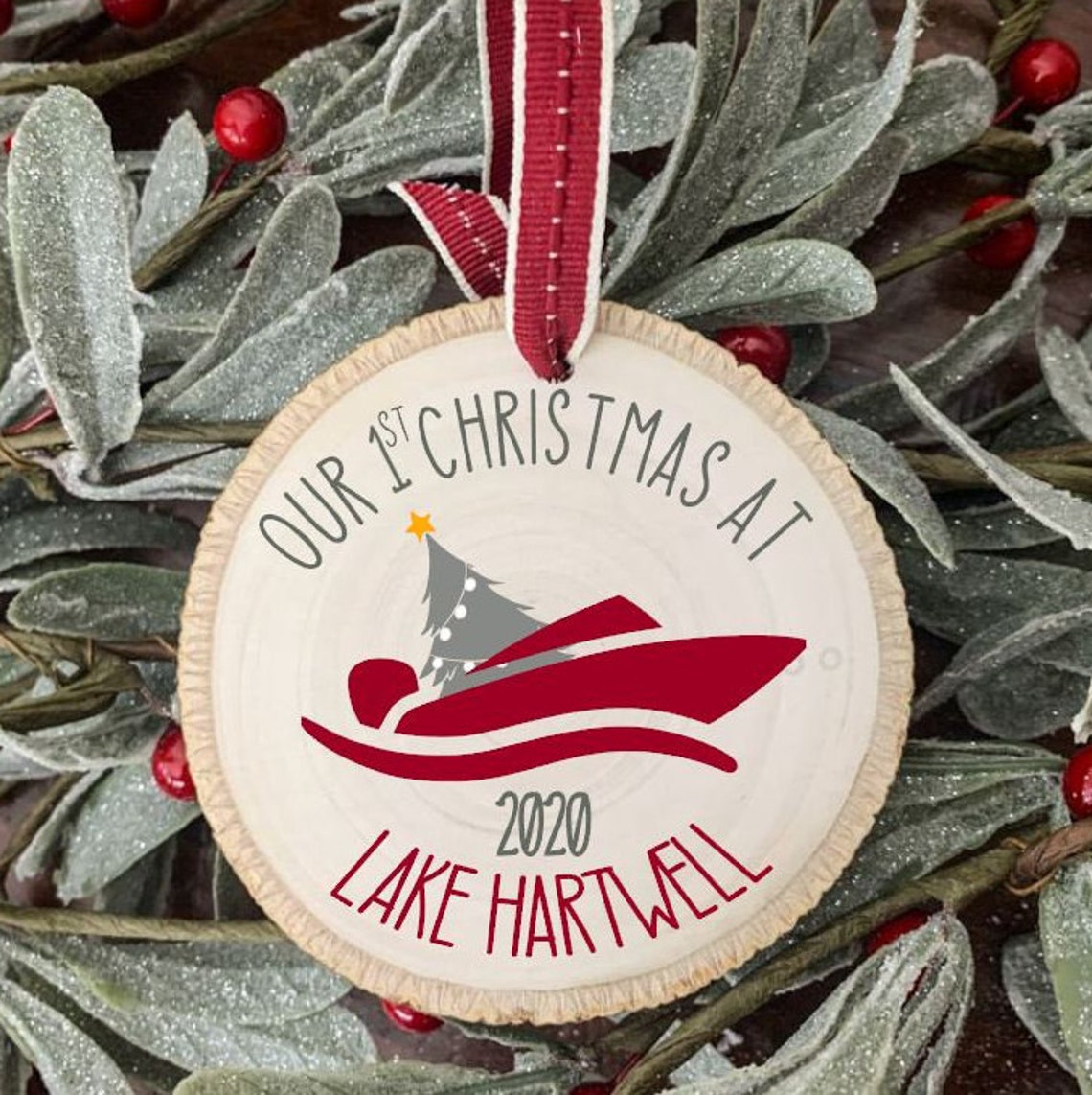 First Christmas at the Lake Ornament Christmas at the Lake Etsy