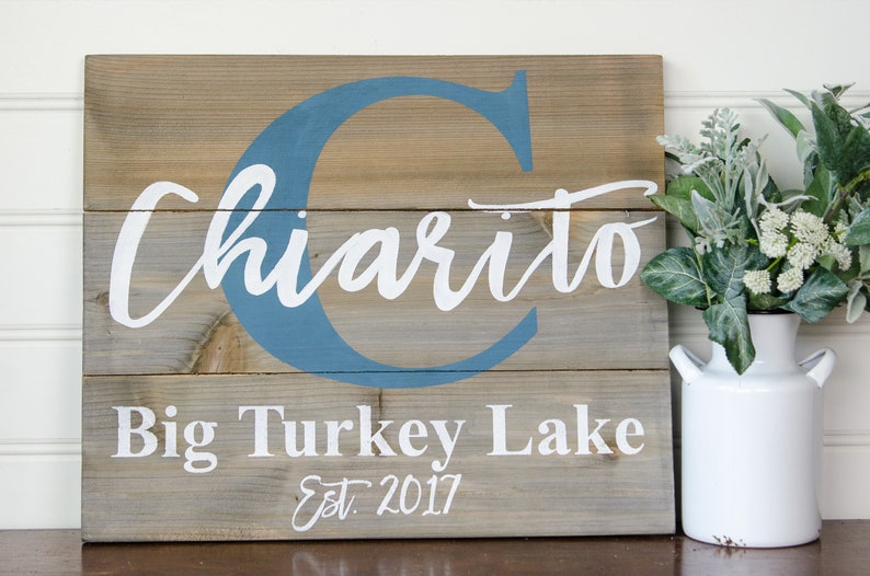 Lake Housewarming Gift Lake House Sign Nautical Decor Etsy