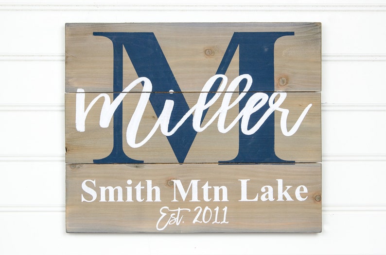 Lake Housewarming Gift Lake House Sign Nautical Decor Etsy