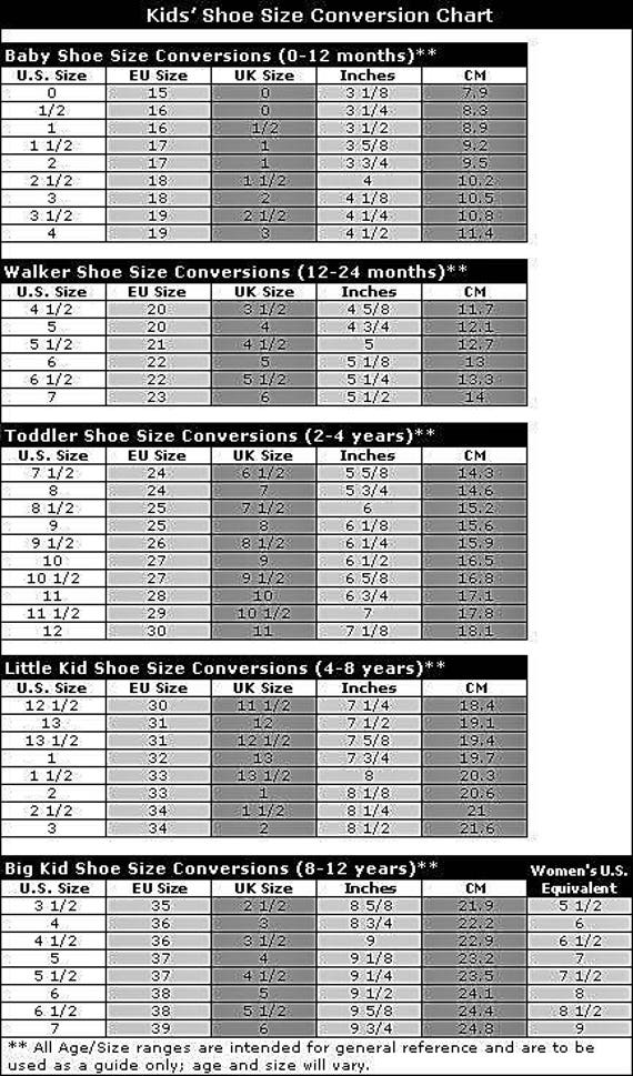 baby shoe size europe