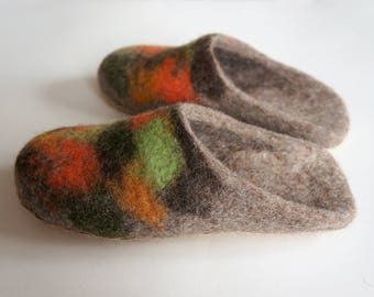 Felted slippers Slippers Wool slippers House slippers Felt slippers Womens slippers Felt shoes  Felted shoes Wool shoes  House shoes Valenki