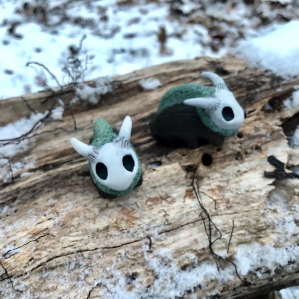 Mossy Elder Burls - Magical Forest Creatures Resin Figurine