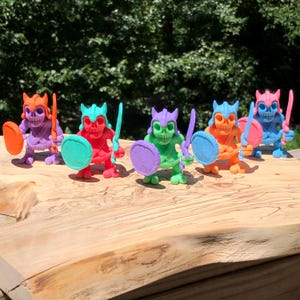 Skoblins, keshi gummikonstleksaker