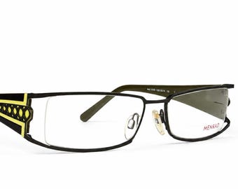 Menrad semi-rimless rectangular German Eyeglasses