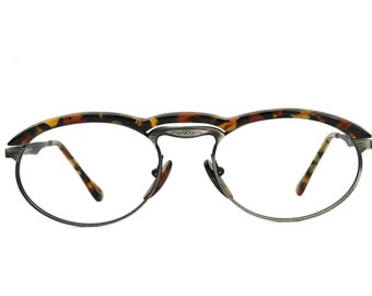 Club LA 5209 Avant-Garde Oval Metal Plastic Combination Eyeglasses