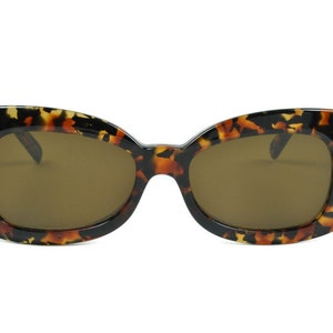 90s Rectangular Tortoise Sunglasses: Club LA 8250, France NOS