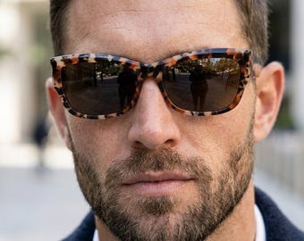 Club LA 8252 Men's Thick Large Plastic Vintage Sunglasses 90s France
