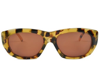 Club LA 9001 Unisex Rectangular Thick Plastic Sunglasses Vintage