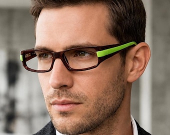 Etnia Barcelona Daytona 51mm 1/2 Wrap Bright Colorful Rectangular Eyeglasses Spain