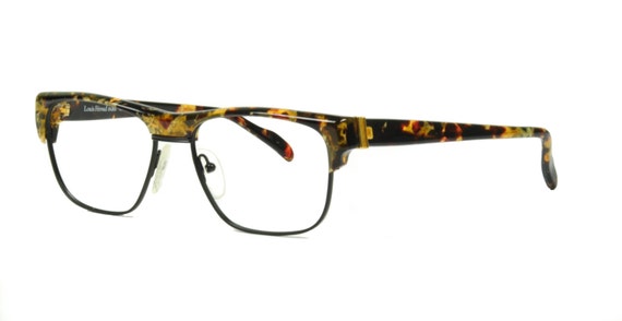 Louis Feraud Wood Eyeglasses: French Rectangular … - image 6