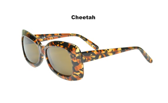 90s Rectangular Tortoise Sunglasses: Club LA 8250… - image 2