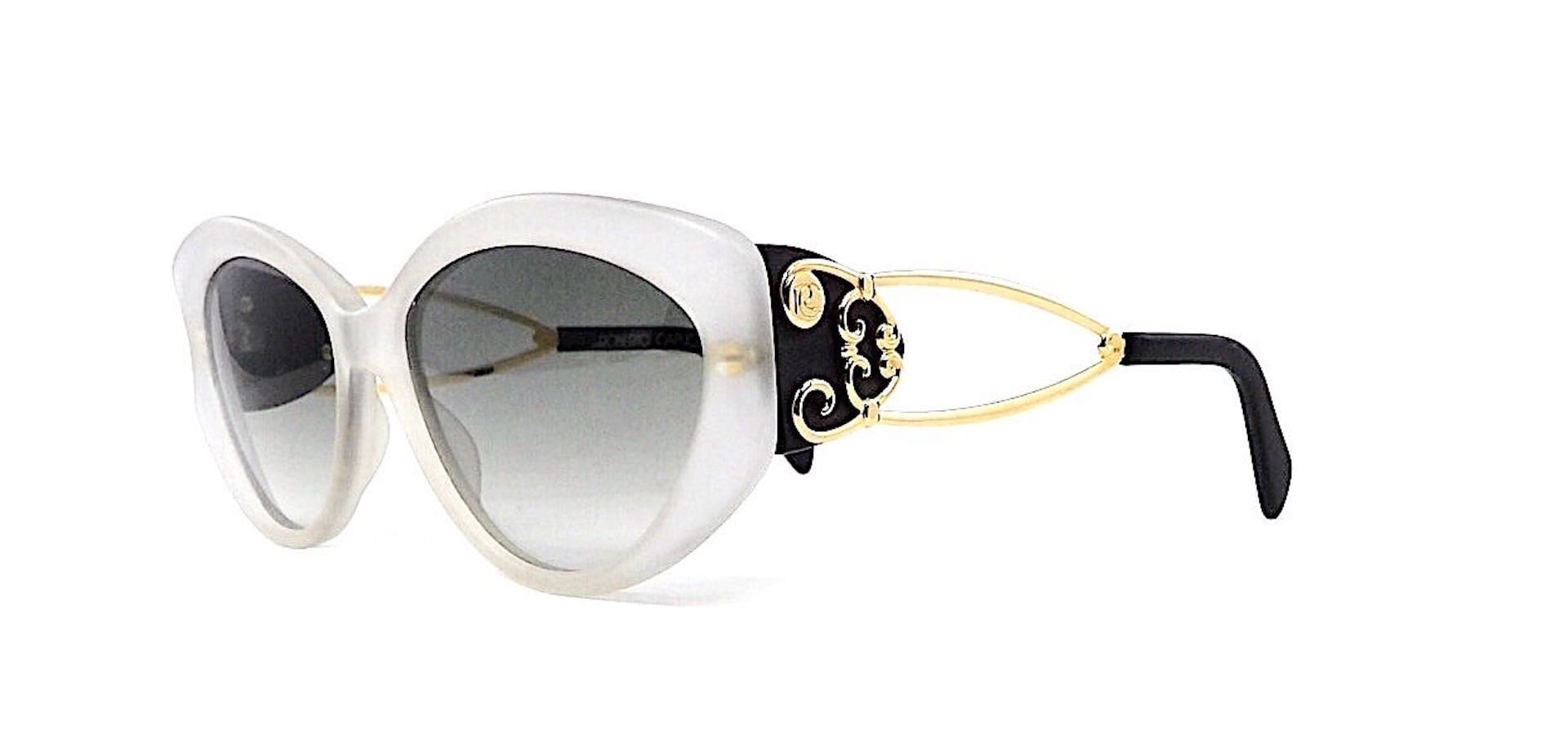 New Womens Roberto Capucci 758 Hexagon Quilted Italian Tortoise Black Sunglasses New Womens Roberto Capucci 758 Hexagon Quilted Italian Tortoise Black Sunglasses
