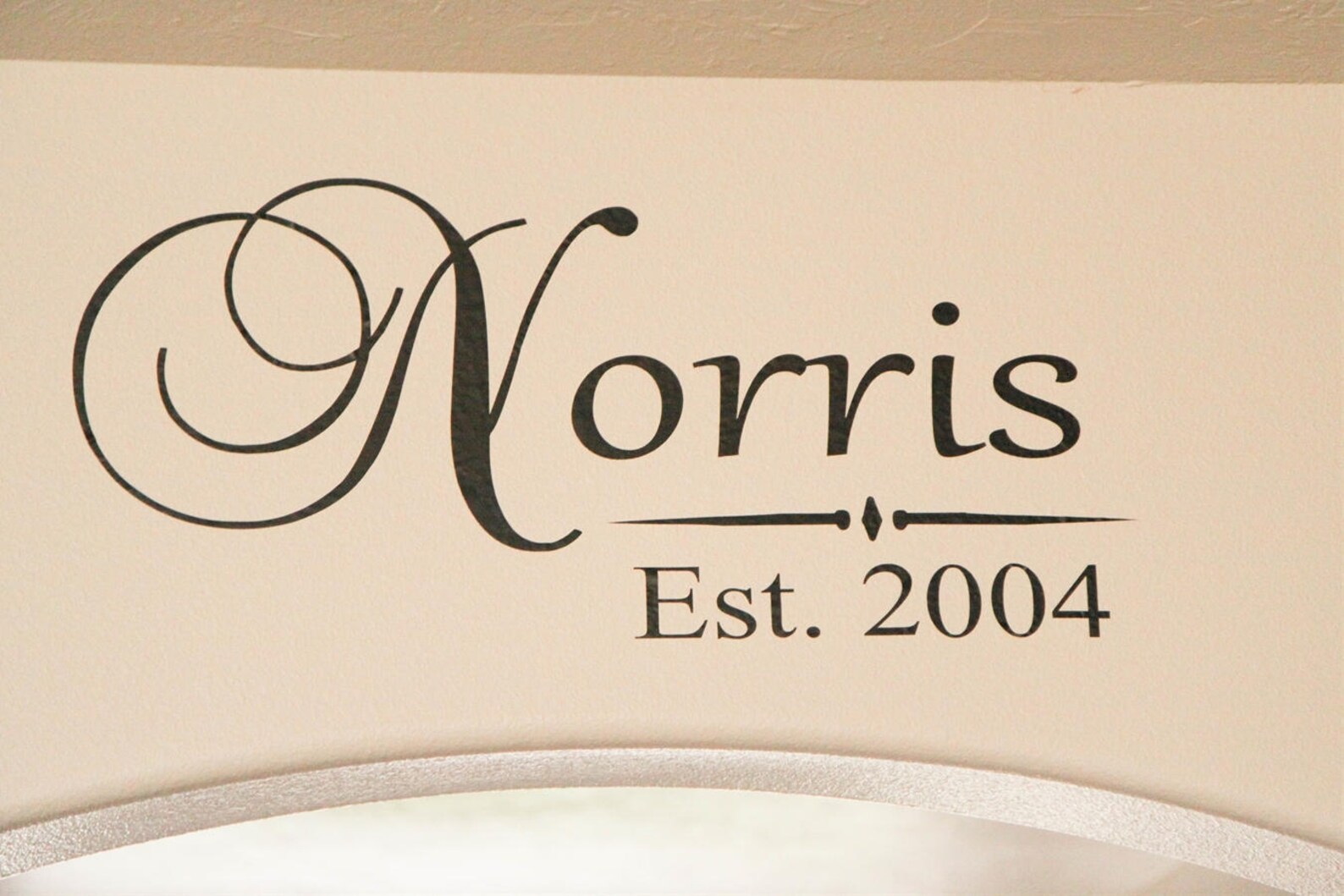 Custom Family Last Name Vinyl Decal Wall Art Decals Home Etsy