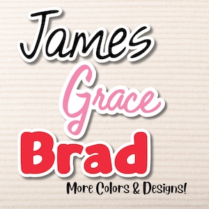 Personalized Name Stickers: Custom Decals for Kids - School Supplies, Water Bottle