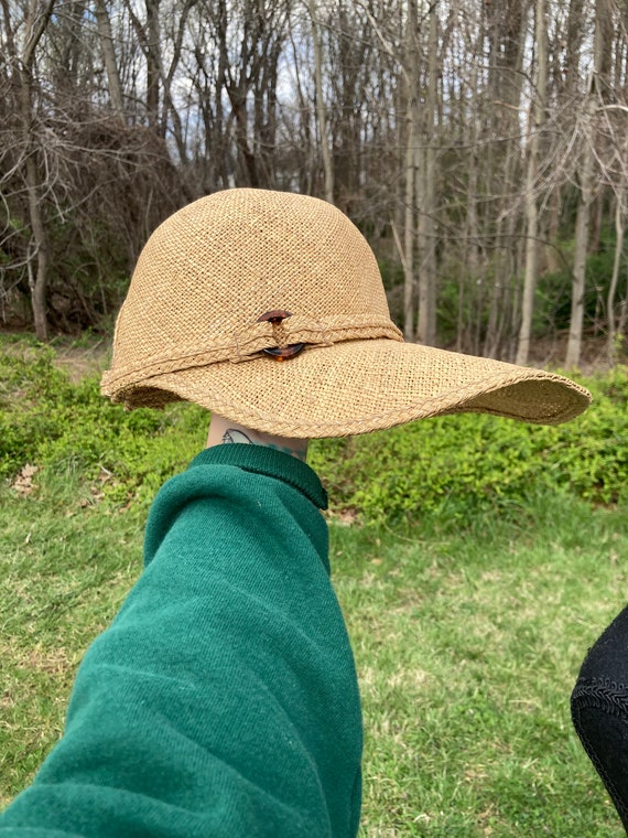 90s Liz Claiborne Woven Wide Brim 