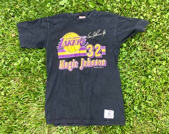Vintage Nipsey Hussle Magic Johnson Laker T Shirt S M L XL 2XL