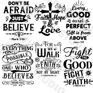 10 Bible verse SVG bundle, christian svg, blessed svg, religious svg, svg quotes, svg sayings, Jesus svg, believe svg, quotes svg, bible svg