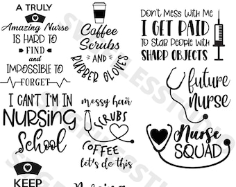 Funny Nurse Sayings Etsy