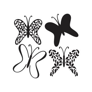 Borboleta SVG, pacote svg, DOWNLOAD INSTANTÂNEO, Borboletas, svg, Arquivo svg de borboleta, Clip Art de borboleta, Download digital