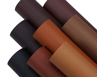 8 colored leather panels to make leather bows and earrings