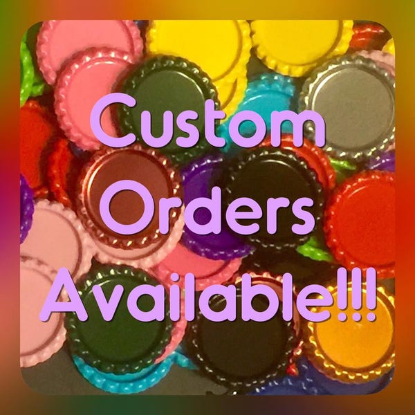 Custom Photo Bottle Cap Jewelry/Needleminders/HairClips Etc!