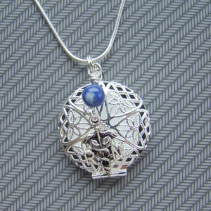 RN Caduceus Essential Oil Diffuser Necklace, Aromatherapy Necklace, Nurse Necklace Gift