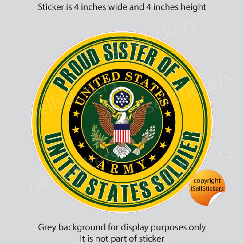 Proud of My Army Grandson Vinyl Car Window Decal Bumper Sticker US Seller