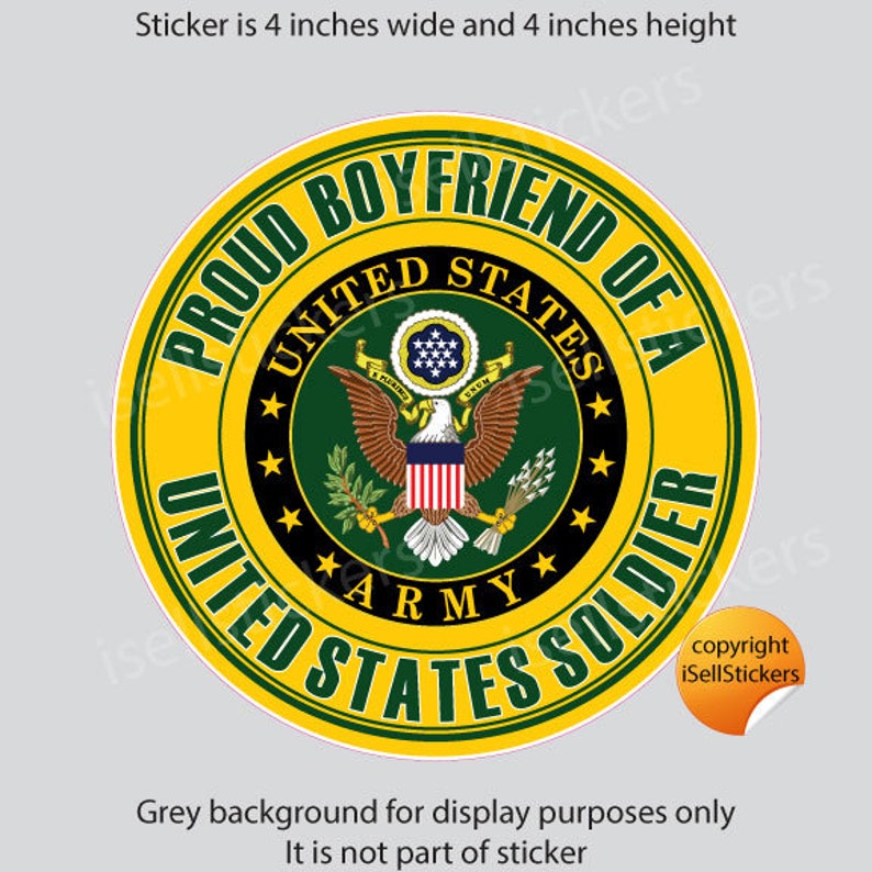 Proud U.S ARMY BROTHER Decal Sticker United States Army soldier military