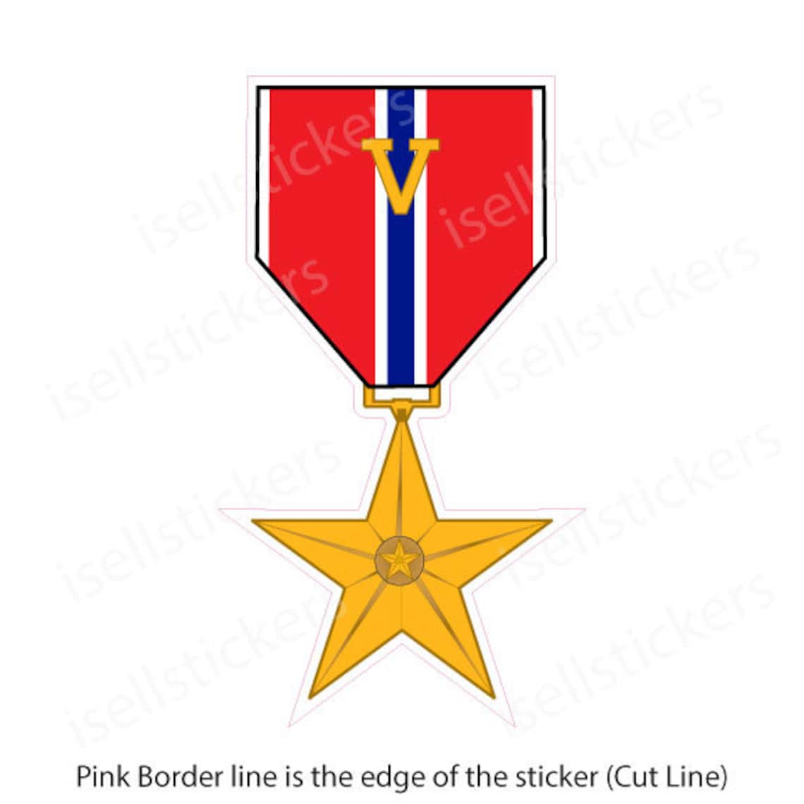 AR2168 Military Bronze Star Medal VDevice Army Marine Navy Etsy