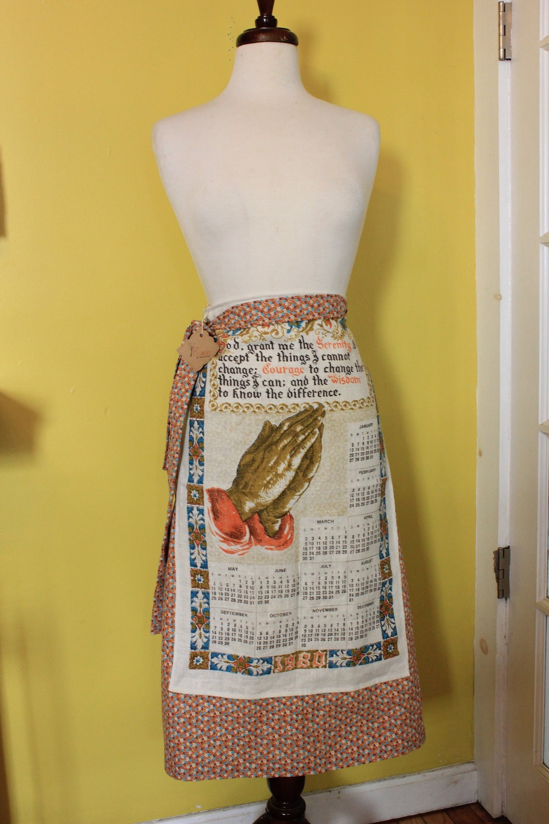 Fancy Orange Carrying Their Prayers Apron main image 1