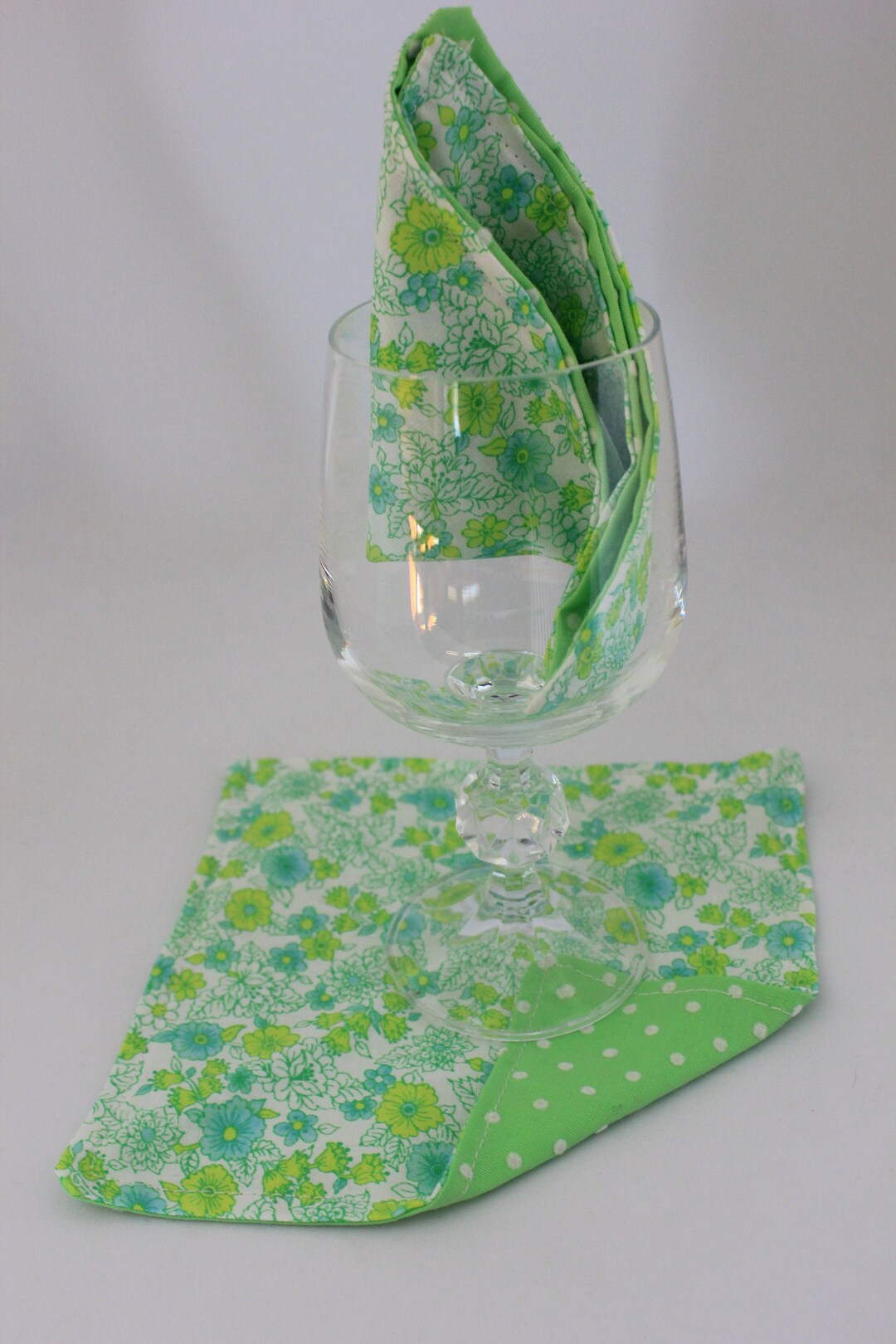 Retro Cloth Cocktail Napkins/beverage Napkins/small Bites/set Etsy