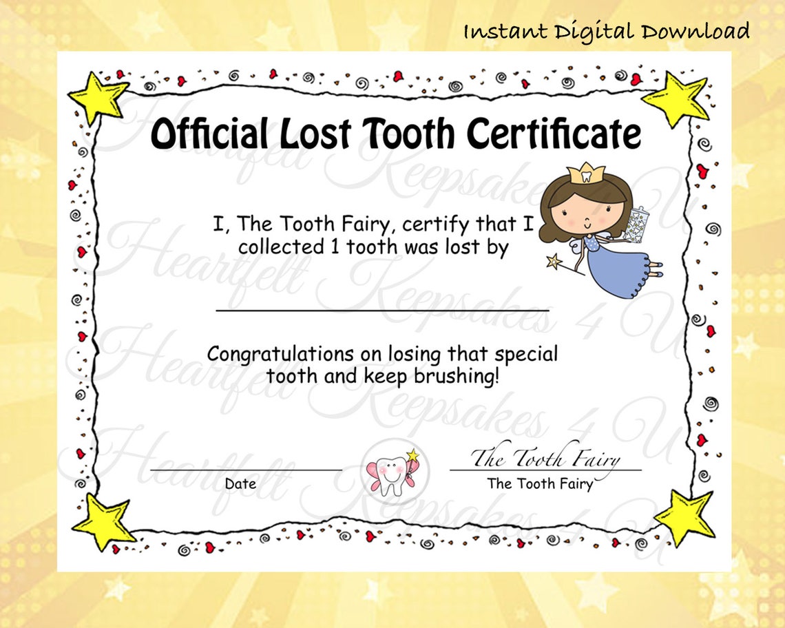 Lettera Fatina Dei Denti Da Stampare