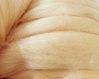Flesh Tone Merino Wool Top: Felting & Fiber Art (2 oz)