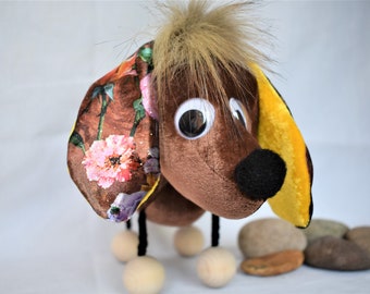 Dachshund Dog Puppet on two Strings, Animal Marionette Doll, Puppet Toys for kids, Gift for Children by The Puppet Art