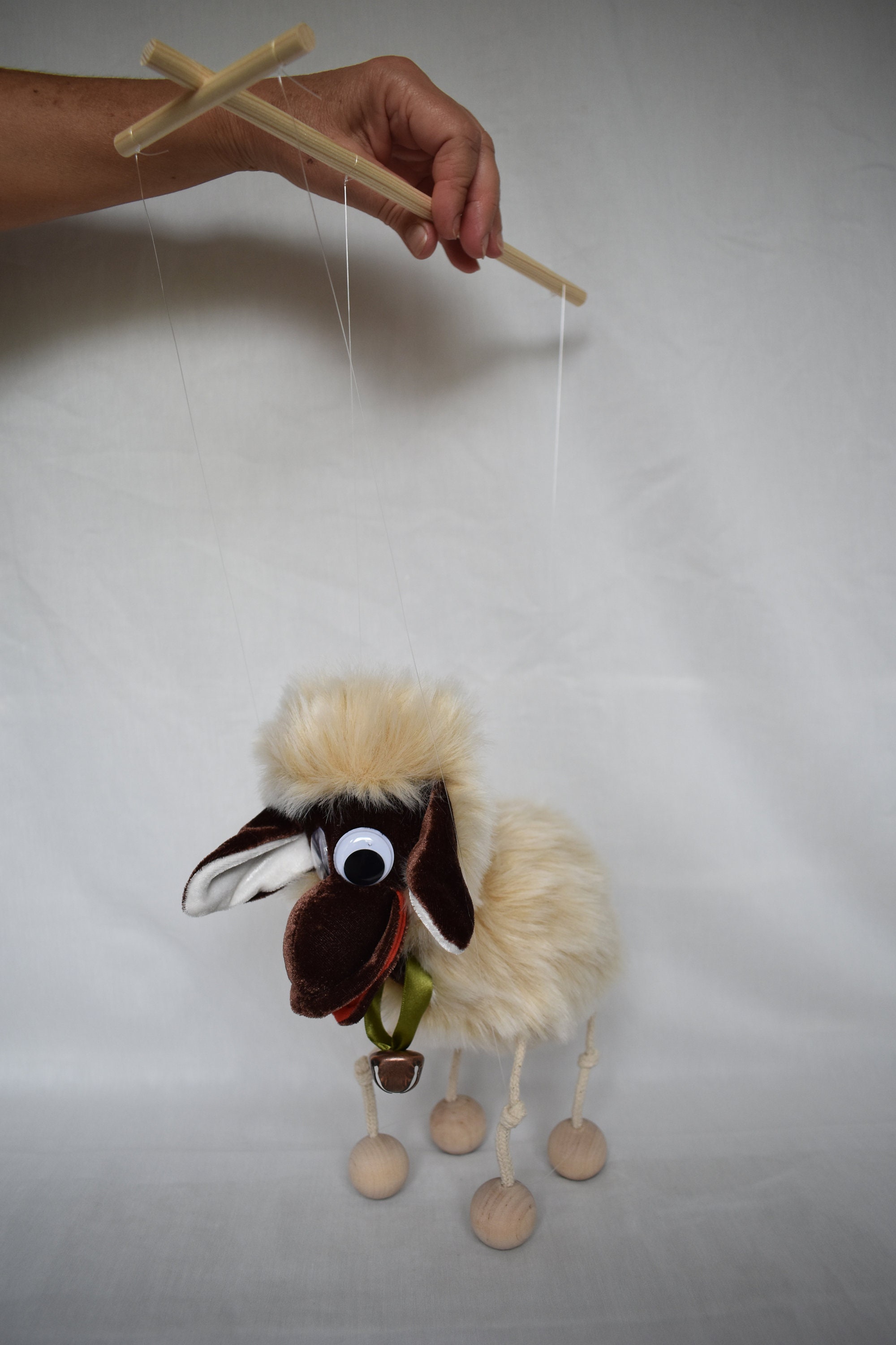 Sheep Puppet on Four Strings Puppets on String Etsy