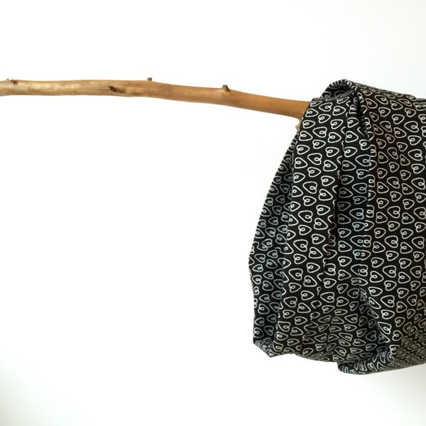 Foulard infini bébé - Foulard bébé - Bavoir - Noir&blanc