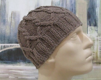 Men's Hat Pattern 'Kyle', Men's Knitted Hat Pattern, winter hat, beanie hat