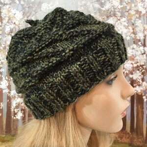 Unisex Knit Hat &#39;Nellie-II&#39;, Women&#39;s Hat, Winter Hat, Ski Hat, Wool Hat