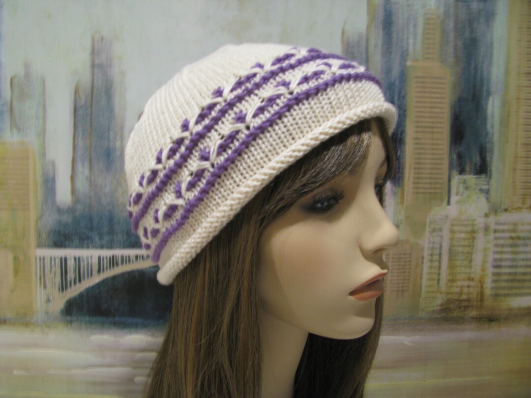 Instant Download Knit Hat Chemo Hat Knitting Pattern ' Etsy