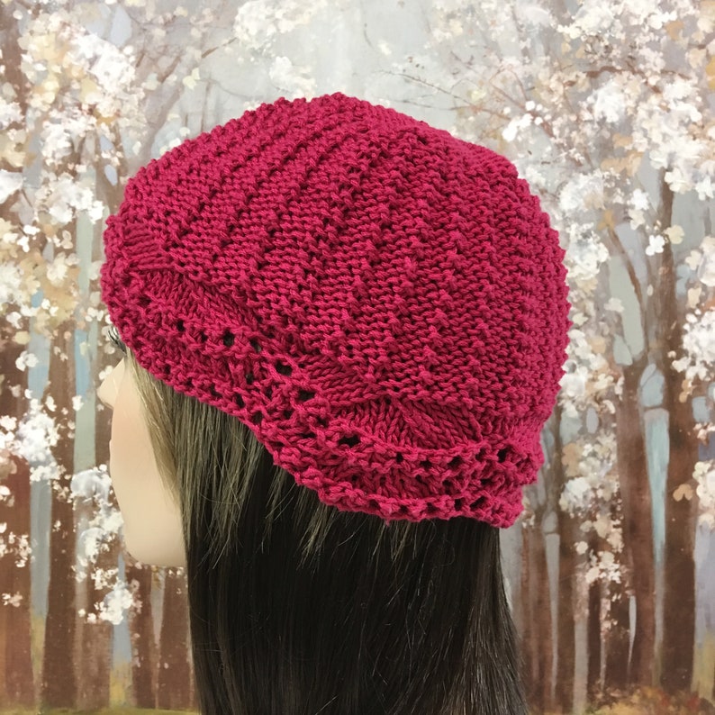 Instant Download Knit Hat Chemo Hat Knitting Pattern ' Etsy