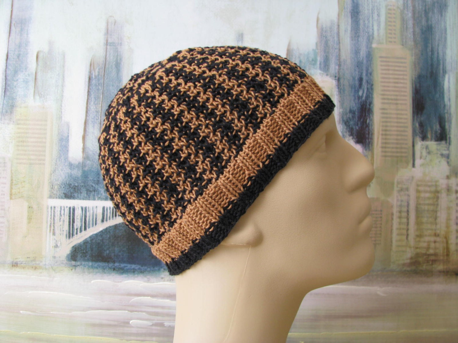 men's chemo cap knit pattern