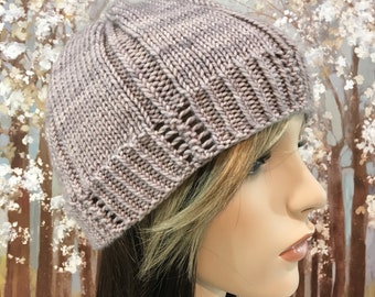 Women's Knit Hat 'Adelle-III', winter hat, Merino superwash wool, knitted hat