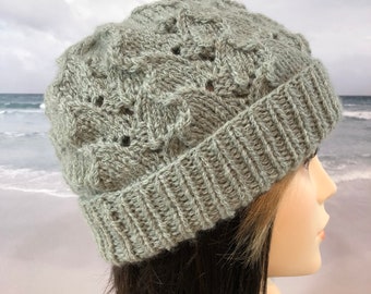 Women's Knit Hat 'Annette-IV', winter hat, Slouchy hat, Merino wool yarn, knitted hat, ski hat