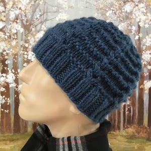 Men&#39;s Hat  &#39;Brooklyn&#39;, Men&#39;s Knitted Hat, unisex winter hat, Bulky Hat