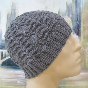 Men's Hat Pattern 'benny', Men's Knitted Hat Pattern, Winter Hat ...