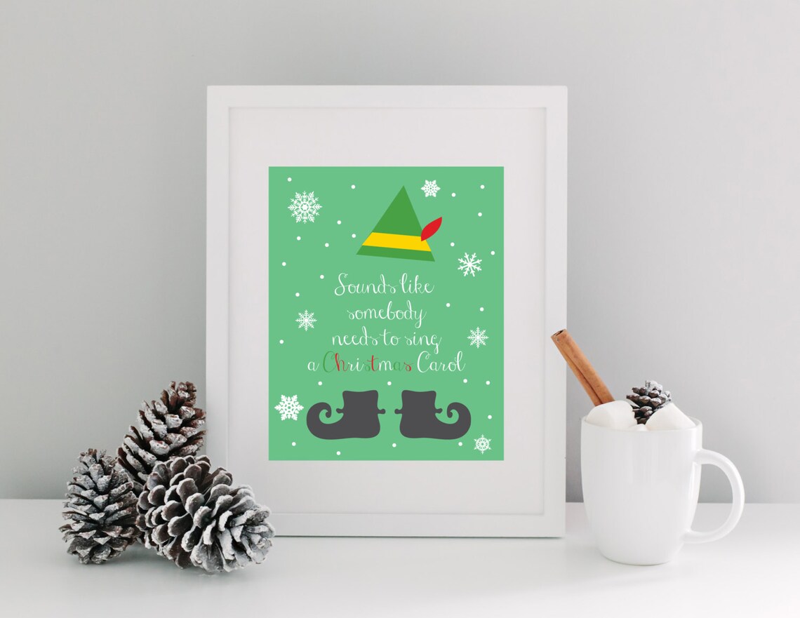 Buddy the Elf Quotes Buddy the Elf Christmas Movie Sounds  Etsy